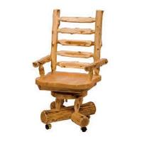 Wooden Log Chair