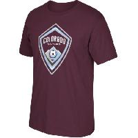 MLS Colorado Rapids Mens Oversized Logo Short Sleeve Tee