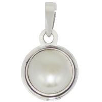 Pearl Gemstone 925 Sterling Silver Pendant