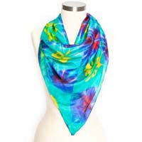 Tie Dye Silk Scarves