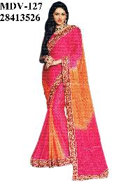 Ethnic Indian Bollywood Chiffon Shaded Saree