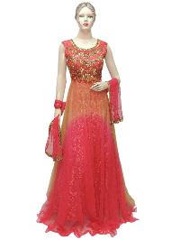 Exclusive Designer Shade Long Dress Gown