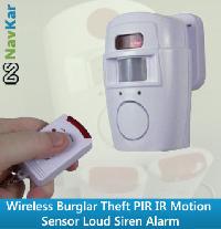 Wireless Burglar Theft Loud Siren Alarm Pir Ir Motion Sensor
