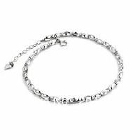 silver ankle chains