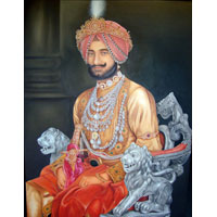 Oil Portrait Maharajas