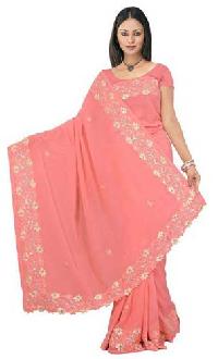 Fancy Embroidered Sarees 02