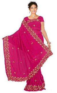 Fancy Embroidered Sarees 05