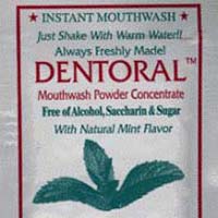 Dentoral Mint Concentrated Mouthwash Powder
