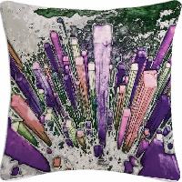 Krayon Vine Arts Polyester Cushion