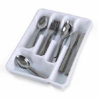 plastic tray and cutlery set