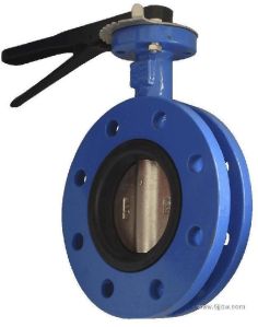 Double Flange Butterfly Valve, Brand Name : TEBON OR OEM