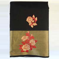 Cotton Embroidered Saree