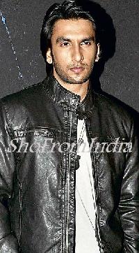 Bollywood Star Ranbir Singh Black Lamb Leather Jacket