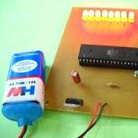 Microcontroller Based LED Multieffect Cheaser