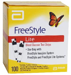 Freestyle Lite 100ct Diabetic Test Strips