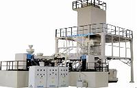 Pof Three Layer Coextrusion Two-way Stretch Heat Shrinkage Film Blowing Line