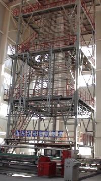 Single-layer Plastic Wide Film Blowing Line