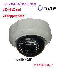 Ir Poe Vandal Proof Dome IP Camera