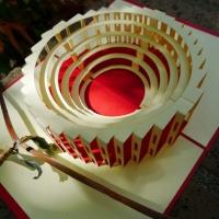 Collosseum - Handmade 3d POP-up Greeting Card