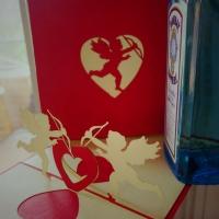 Cupids - Handmade 3d POP Up Greeting Card