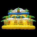 Yellow Large Forest Inflatable Slide