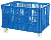 plastic crates JR - 85425 - With - Wheels