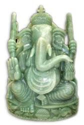 Jade Ganesh Statue
