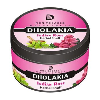 25 gm Dholakia Indian Rose Herbal Snuff