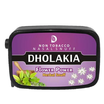 9 gm Dholakia Flower Power Herbal Snuff