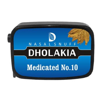9 gm Dholakia Medicated No.10 Non Herbal Snuff