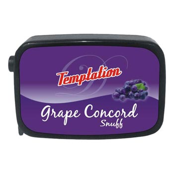 9 gm Temptation Grape Concord Non Herbal Snuff