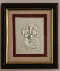 Silver Ganesha Frame