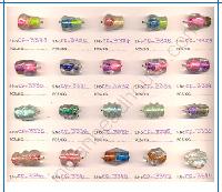 Color Foil Glass Beads