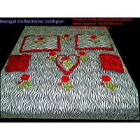 Cotton Embroidered Bed Sheet Set