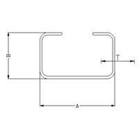 Aluminium Curtain C-Channels