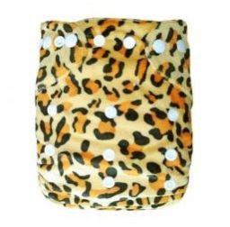 Cheetah Print Pocket Diapers