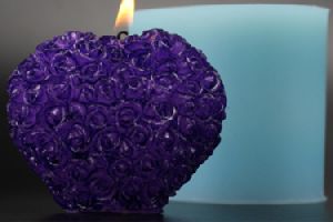 SILICON HEART CANDLE MOULDS