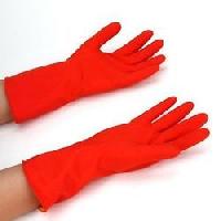 rubber postmortem gloves