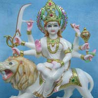 marble durga mata statue