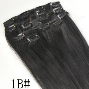 100% Human Hair #1b Natural Color  28