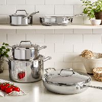 Stainless Steel 9 Piece Cookware Set