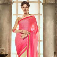 Royal Pink Designer Fancy Saree