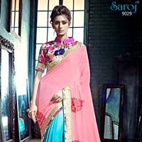 Royal Pink Exclusive Designer Saree