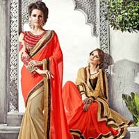 Stylish Two way saree