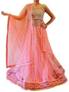 PINK NET LAHENGA