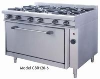 6 burner with oven