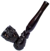 Ebony Wood Smoking Pipe