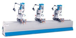 Three Head Drilling Machine