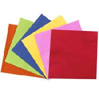 colored paper napkin