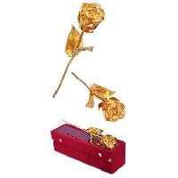 Gold Plated Rose (11")